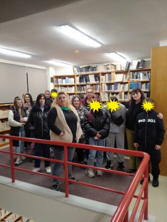 Η Λέσχη Ανάγνωσης του Εσπερινού Γυμνασίου - Λυκείου Πύργου στην Βιβλιοθήκη μας