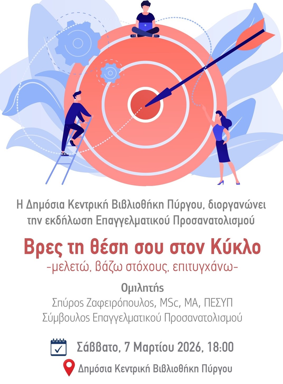 Βρες τη θέση σου στον Κύκλο: Μελετώ, Βάζω στόχους, Επιτυγχάνω 1 Βρες τη θέση σου στον Κύκλο: Μελετώ, Βάζω στόχους, Επιτυγχάνω