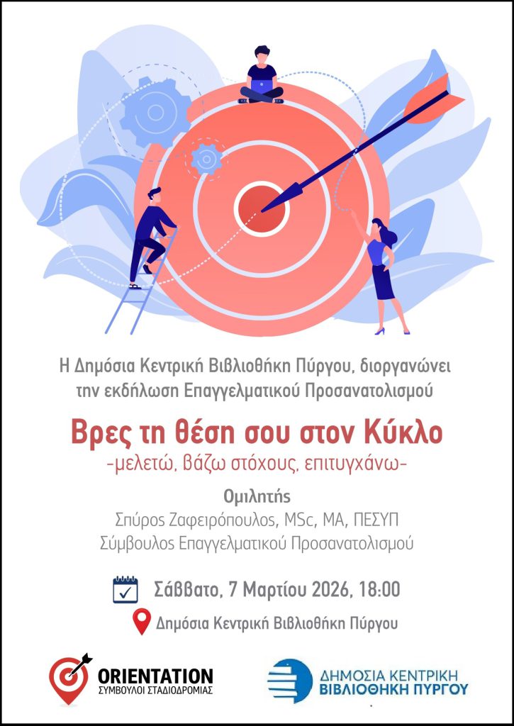 Βρες τη θέση σου στον Κύκλο: Μελετώ, Βάζω στόχους, Επιτυγχάνω 2 Βρες τη θέση σου στον Κύκλο: Μελετώ, Βάζω στόχους, Επιτυγχάνω